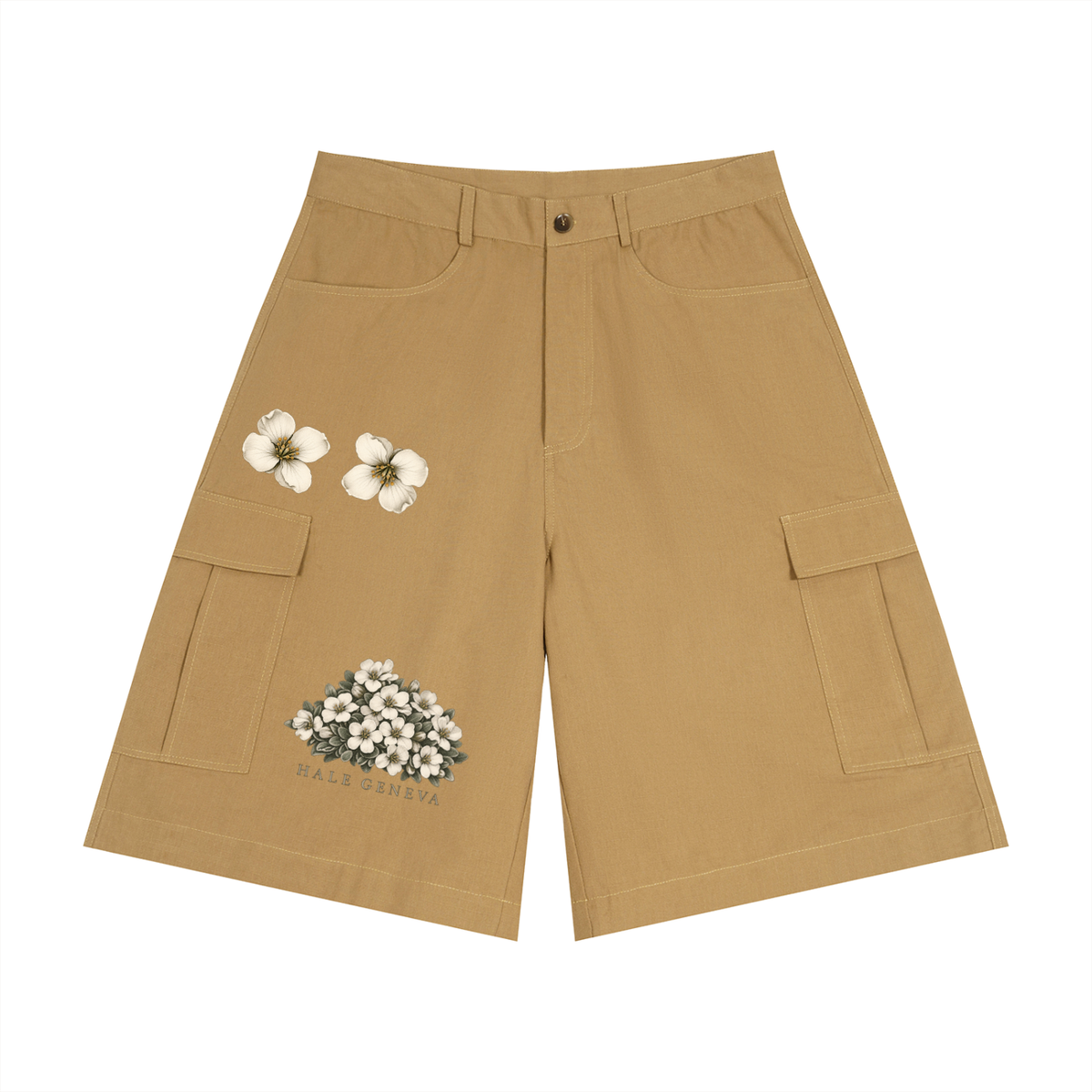 Unisex Woven Cargo Shorts