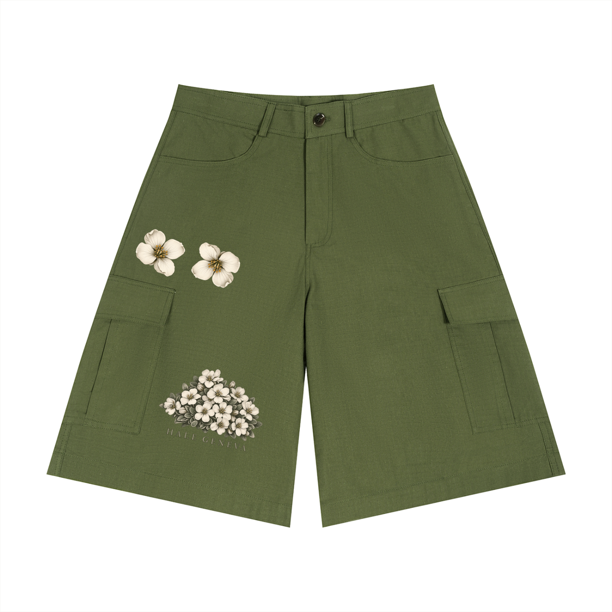 Unisex Woven Cargo Shorts
